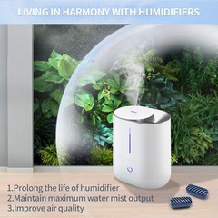 20-Pack Demineralization Cartridges for Humidifiers – Odor Removal & Filter Repl