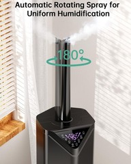 5Gal Smart Humidifier 2800ft² 1000mL/h Auto Rotating
