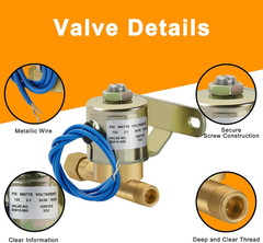 4040 Humidifier Water Solenoid Valve, Compatible with Aprilaire Humidifiers Valv