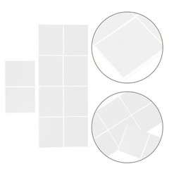 10 Pcs Ceiling Light Soft Film Adhesive Diffuser LED Strips for Lights