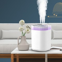 1-3L Large Capacity Cool Mist Humidifier With Three Nozzles High Mist Output