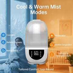 6L Humidifiers for Bedroom Large Room & Essential Oil Diffuser, Top Fill