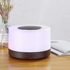 500ml Wood Grain Essential Oil Diffuser Ultrasonic Humidifier For Home Office
