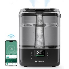 Smart Humidifier Voice Control APP Timer 6L Capacity Double Nozzle 3 Mist Levels