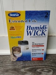 BestAir D13 Extended Life Wick Humidifier Filter – 2 Pack