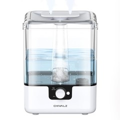 CHIVALZ Humidifiers for Bedroom, 6L Cool Mist 9.37 * 7.4 * 12.67 inch, White