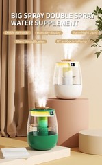 Humidifiers for Bedroom Indoor Ultrasonic Cool Mist LED Humidifier Top Fill