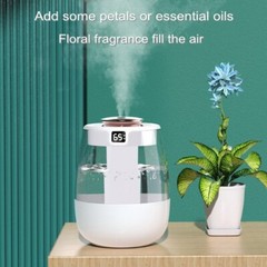 1.5L Ultrasonic Cool Mist Humidifier for Bedroom with Essential Oil Diffuser