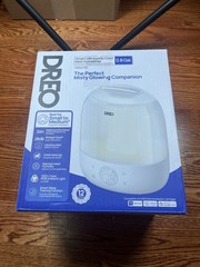 Dreo HM409S Smart Ultrasonic Tabletop Humidifier, Night Light, 0.8 Gal, Wi-Fi