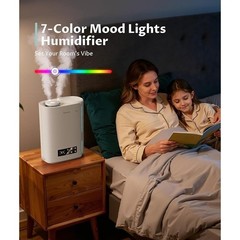 Ultrasonic Humidifier Cool Mist Aromatherapy Auto Shut Off Quiet 500 sq ft New
