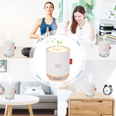 Portable Mini Humidifier, 500Ml Small Humidifier for Bedroom Travel, White | USB