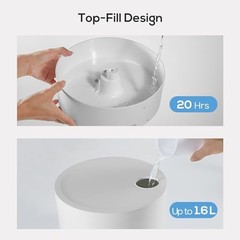 Humidifiers Easy to Clean,Essential Oil Diffuser, Colorful Night 1600ml