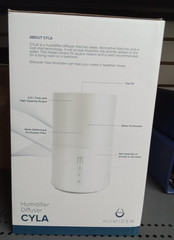 Humidifier Diffuser by Humidew 160 sq ft Area 2L Tank Cyla-White NIB (A-)