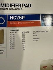 Honeywell HC26P Humidifier Pad Antimicrobial Replacement New