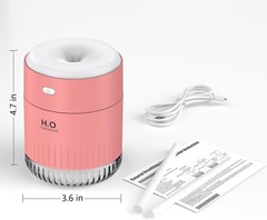 Portable Mini Humidifier, Auto Shut-Off, 2 Mist Modes, Quite, Small Humidifie…