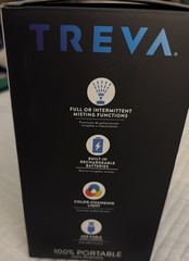 Treva Portable Cool Mist Mini Humidifier w/ Colored LED Lights USB Rechargeable