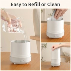 Essential Oil Aroma Diffuse Aromatherapy LED Ultrasonic Humidifier Air Purifier