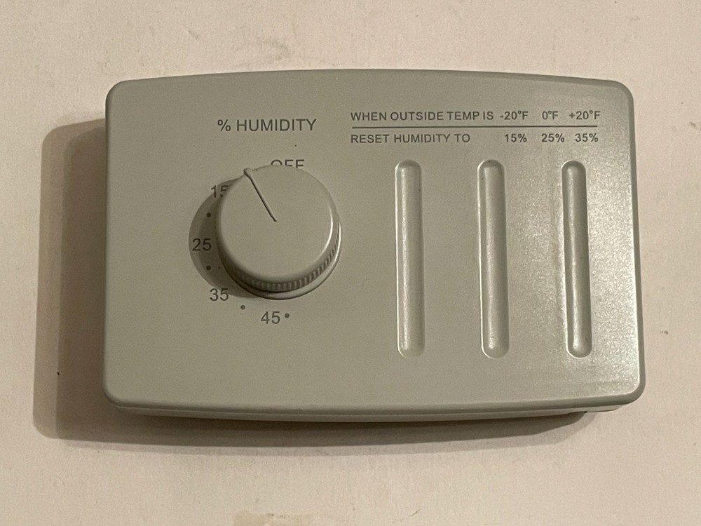 4655 Manual Whole-House Duct or Wall Mounted Humidifier Control Humidistat