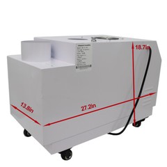 Ultrasonic Industrial Humidifier Cooler Sprayer One Water Barrel Hole 110V 3kg/h