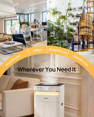 YOKEKON Humidifier Large Room 5.8Gal/22L, 2500 Sq.Ft. Cool Mist Humidifiers for