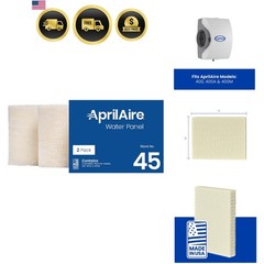 45 Water Panel Humidifier Filter Replacement for Whole-House Humidifier Model…
