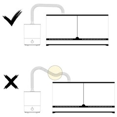 Reptile Fogger Humidifiers Mister, Misting System for Reptiles, Terrarium Fog…