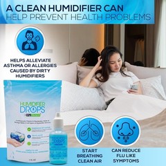 The Humidifier Drops – Food Grade Concentrate, Slows Down Residue Accumulat…