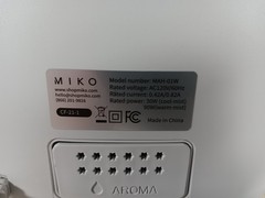 Miko Myst Ultrasonic Humidifier with Cool and Warm Mist 540 sqFT 4.5L Tank