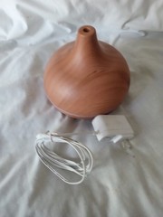 Wood Grain Essential Oil Diffuser Ultrasonic Aromatherapy Humidifier with Power