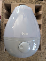 Crane Ultrasonic Cool Mist Humidifier EE-5301GR | Used *NO AC ADAPTER