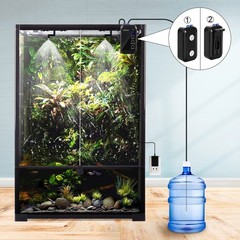 Reptile Humidifier, Mini Automatic Misting System for Reptile Terrariums, Rai…