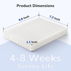 2-PACK MD1-0034 Humidifier Wick Filter for Vornado Evap40、Evap2、EV100、EV200