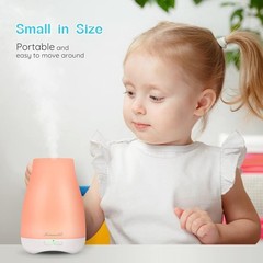 Portable Aromatherapy Diffuser Humidifier Night Light Adjustable Mist Modes New