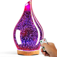 280ML Essential Oil Diffuser, Aroma Ultrasonic Humidifier with Remote Control, B