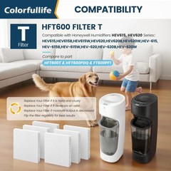 6 Pack Humidifier Wicking Filter T for Honeywell Humidifier Replacement Parts