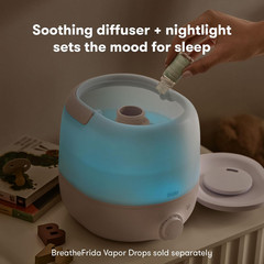 3-In-1 Cool Mist Humidifier for Large Rooms, Top Fill Humidifier for Bedroom, Al
