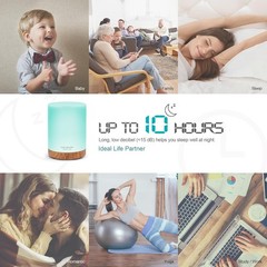 Essential Oil Diffuser Humidifier Home Fragrance Aromatherapy Calm Relax Sleep