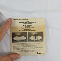 NEW VINTAGE KAZ INHALANT 6 OZ STEAM ACTIVATED SOOTHING FOR VAPORIZER VICS FULL