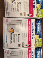 LOT OF 3–Best Air H100 Replacement Humidifier Filters (Three Pack) – With Clips