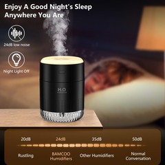 Portable Mini Humidifier, Auto Shut-Off, 2 Mist Modes, Quite, Small Humidifie…
