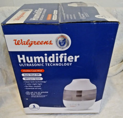 NIB Walgreens Humidifier Ultrasonic Technology Visible Cool Mist