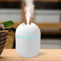 250ML USB Ultrasonic Humidifier Essential Oil Diffuser LED Night Light Portable