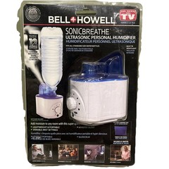 Sonic Breathe Water Bottle Humidifier Bell + Howell Personal Humidifier New