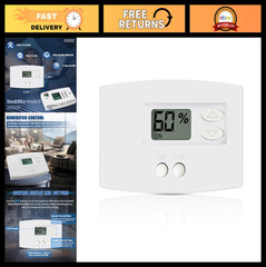 76 Humidifier Control Humidistat for Whole Home Dehumidifiers – 24VAC Digital Wa