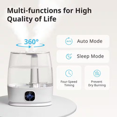 15.8 Gal. Cool and Warm Mist Air Humidifier in White for 500 Sq. Ft.