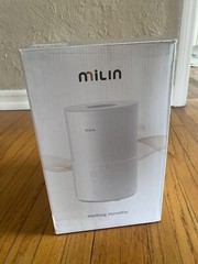 Milin Sterilizing Humidifier Top Fill Cool Mist Humidifier Bedroom Home Open Box