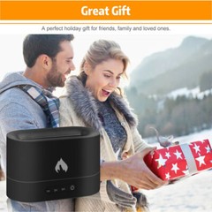 250ml Air Humidifier Essential Oil Aroma Diffuser 3D Flame Mist Home Decor USB