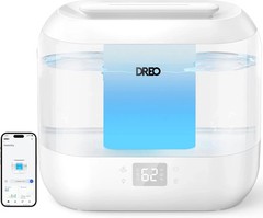 Dreo Smart Humidifier, Cool Mist Humidifiers for Bedroom, Quiet 4L Top Fill Ultr