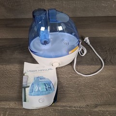 Aqua Oasis Cool Mist Humidifier AO-101 Tested and Works Missing White Top