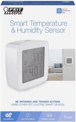 Feit Electric Built in WiFi Heating and Cooling Push Buttons Temperature &…